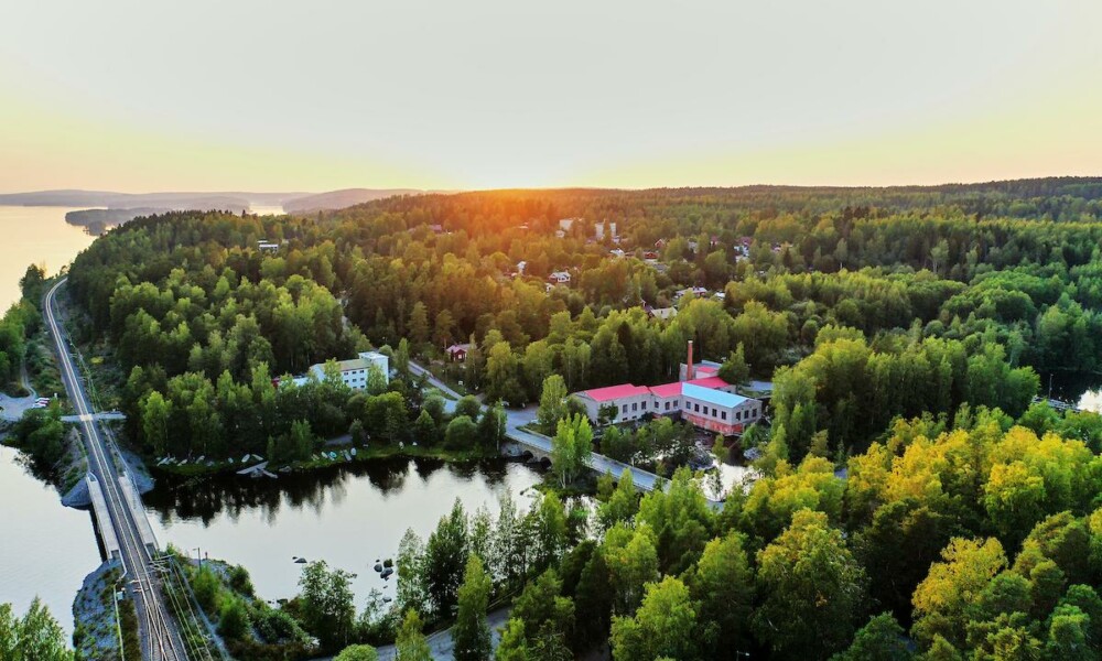 Nokian kaupunki ja Siuro ylhäältäpäin